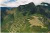 Machu Picchu, Kilátás a Huayna Picchuról a Machu Picchura